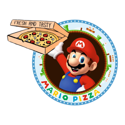Mario Pizza logo.